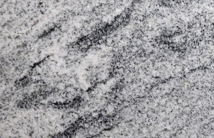 Gemaserte Granitplatte (weiss-schwarz)